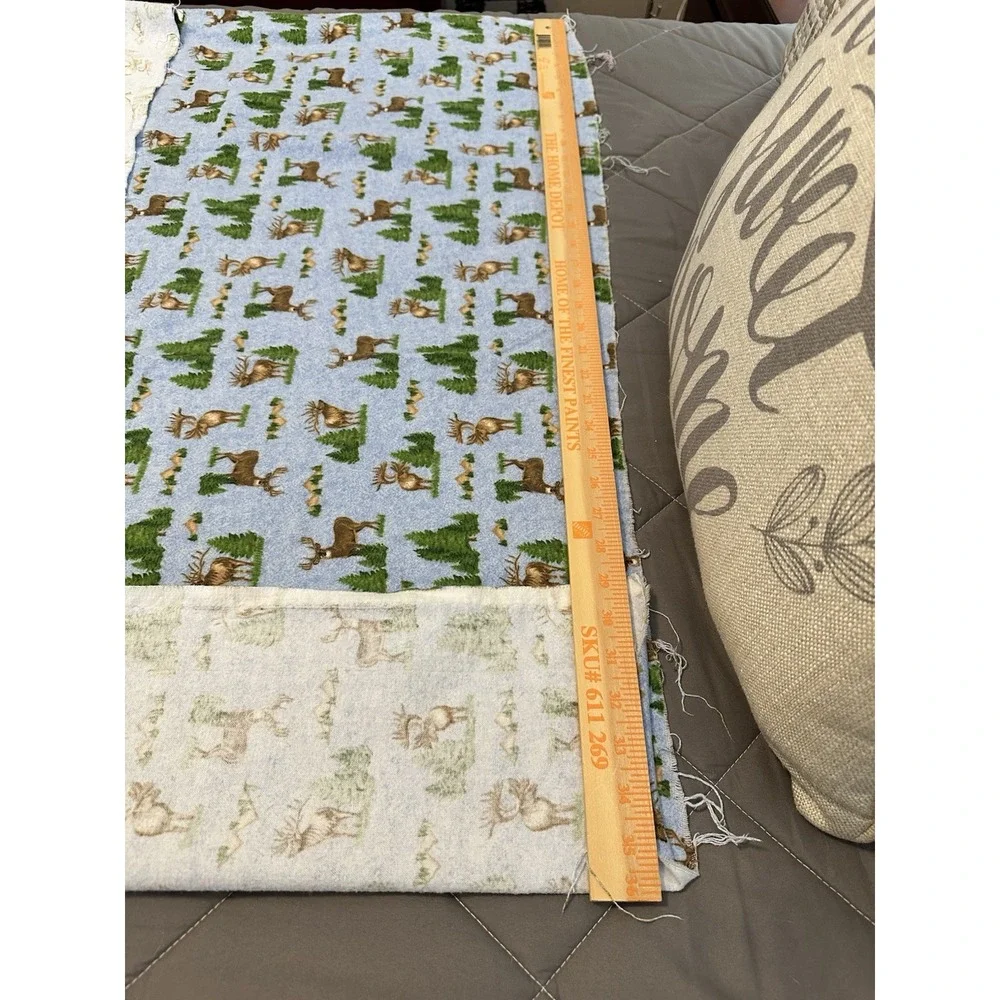 Wildlife Deer Flannel Fabric
